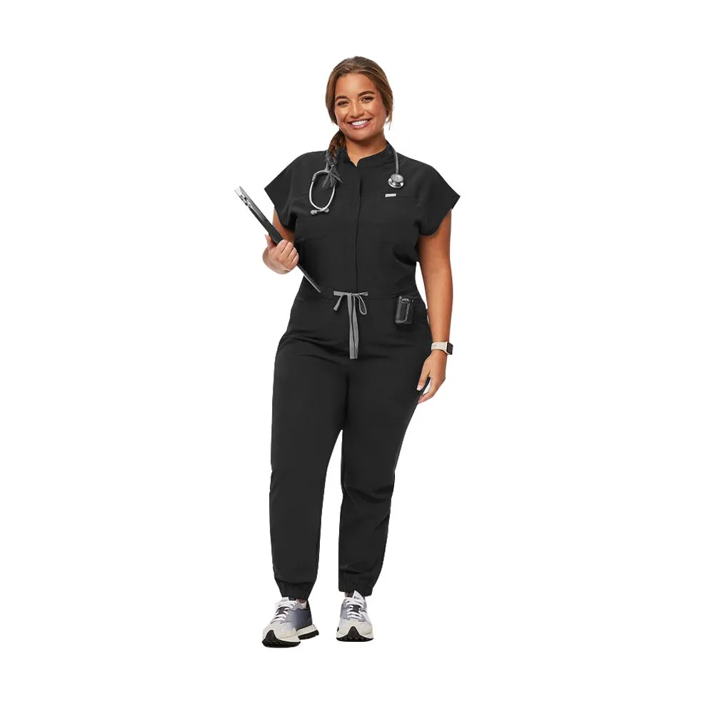 CoreDuty Wear Women's Scrubs Jumpsuit - Navy Blue